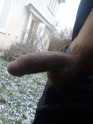 Photos de la bite de Doudou95, jardin sous la neige