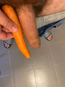 Photos de bites : Moi et mes carottes 
