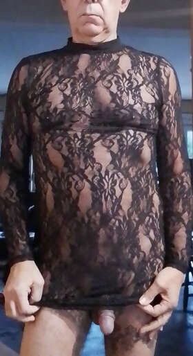 Photos de bites : Plaisir de porter de la lingerie 