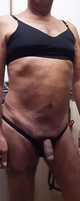 Photos de bites : Fan de lingerie 