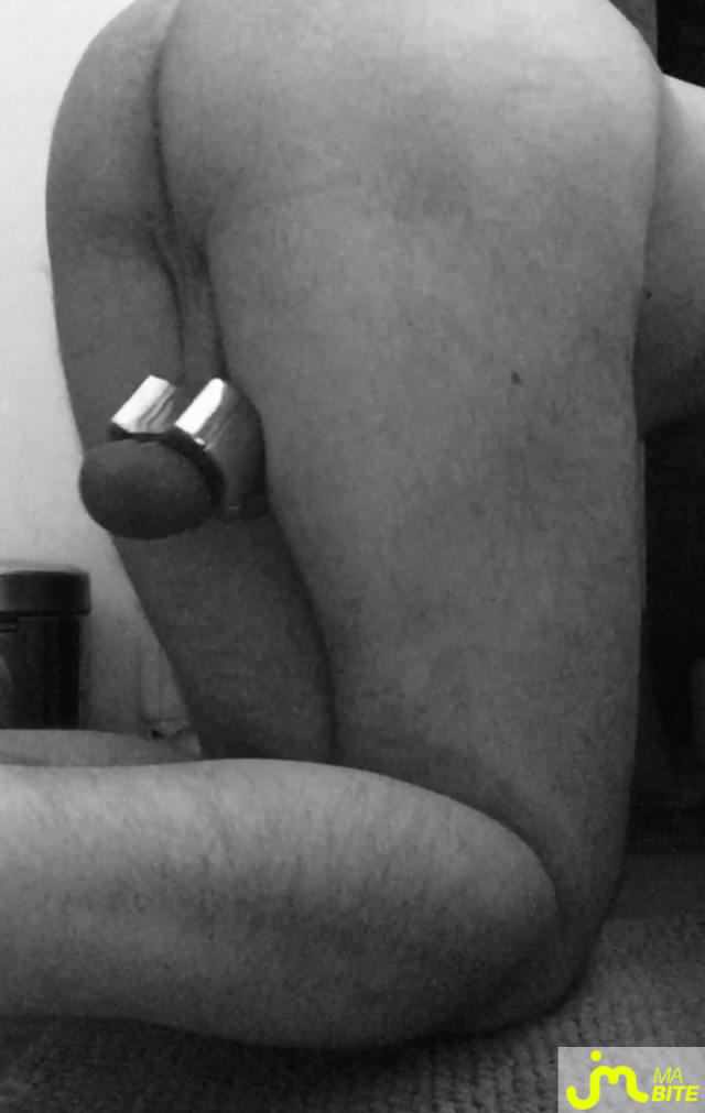 Photos de bites : Testicules bien &eacute;tir&eacute;s 