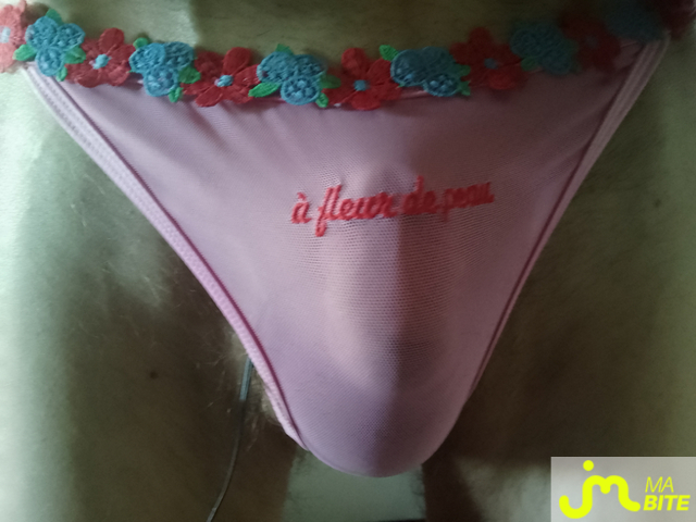 Photos de bites : Petite compilation de ma Lingerie Rose
